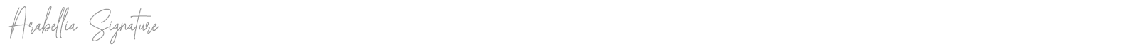 Arabellia Signature font preview